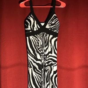 Zebra Print Dress.